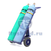 Тележка для перевозки двух баллонов с фиксацией ремнем ГБ 2.1