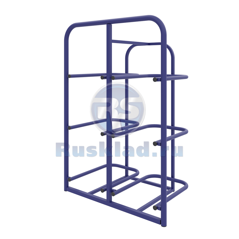 Стеллажи специализированные для 6-ти бутылей объемом 19 литров. СВД 6