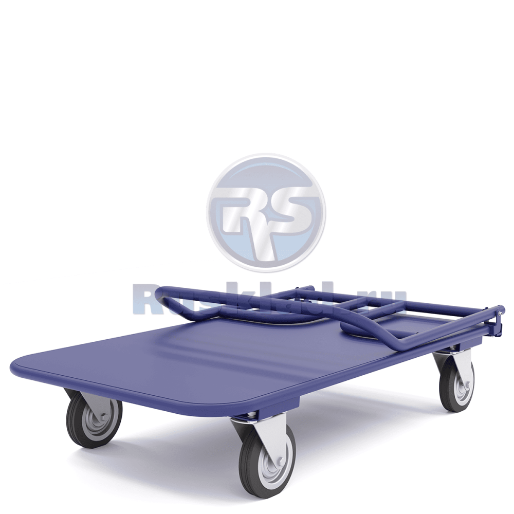 Тележка платформенная со складной ручкой, система трансформации - педаль. ТПСР М П Тележка платформенная со складной ручкой, система трансформации - педаль. ТПСР М П