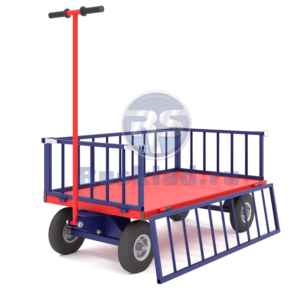 Тележка с поворотной осью и трубчатыми бортами ТПОБ Т Тележка с поворотной осью и трубчатыми бортами ТПОБ Т